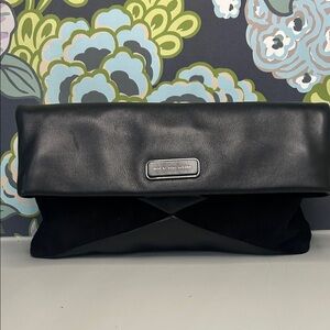 Marc Jacobs Black Leather Clutch